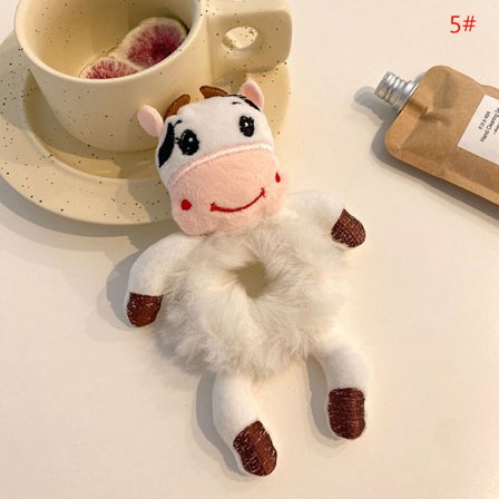 Plys Hårreb Frø Panda Elastisk Hestehaleholder Scrunchies