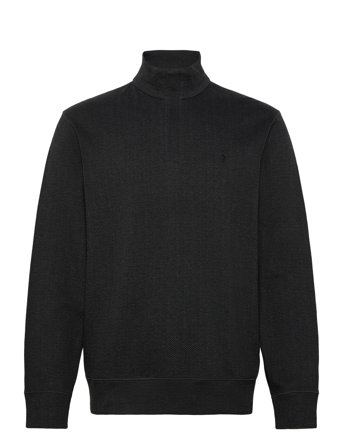 Polo Ralph Lauren Luxury Jersey Quarter-Zip Pullover - Black - S