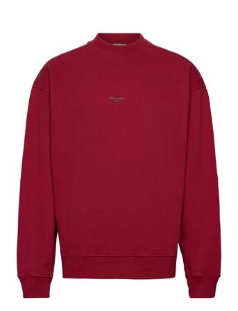 M. Mezzanine Oslo Crew Sweat-shirt Genser Burgunder HOLZWEILER*Betinget Tilbud