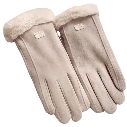 Handsker - Touchscreen - Vinterhandsker til kvinder - Off-White