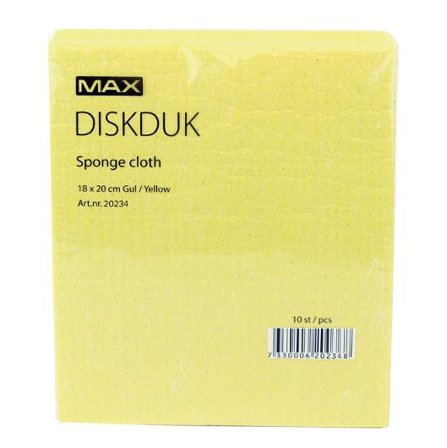 MAX Diskduk gul 10/fp - Lyreco - Städ och hygien - Städdukar och diskdukar - Diskdukar och svampdukar