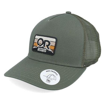 Outdoor Research - Verde trucker Cappellino - Advocat Hi Ca Ranger Green A-Frame Trucker @ Hatstore