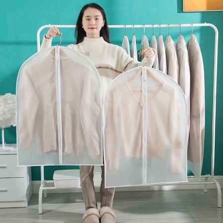 Klar beklædningspose til opbevaring af kjolepose 60*80cm beklædningslomme wi