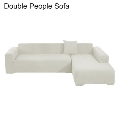 1 sæt sofabetræk Tykke ridsefast ensfarvet aftagelig sofabeskytter til hjemmet