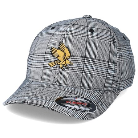 Eagle - Šedá flexfit Kšiltovka - Eagle Black/Gold Fashion Grey Flexfit @ Hatstore