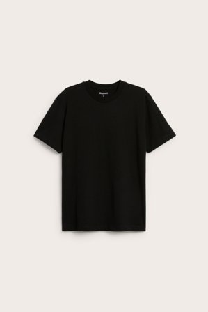 Kappahl | T-skjorte med rund hals Loose fit | Svart