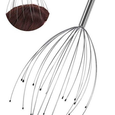 Hovedmassager med forbedret koncept - hovedkløer med 20 fingre - premium hoved KLB