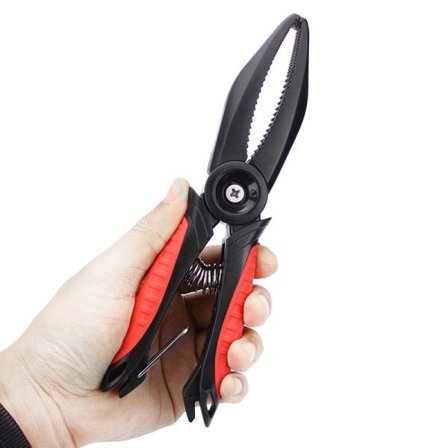 Ultralet gummi ABS fiskeri tang skridsikker fisk klemme clips fangst afkrogning enhed