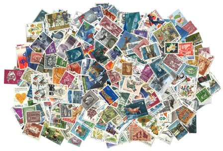 Norge - Frimærkepakke - 1000 forskellige