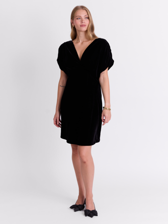 MATCH - Sabrina kjole - Donna - Str. XS - Dame - Kjoler & Skjørt - Svart - 95% Polyester - resirkulert, 5% Elastan