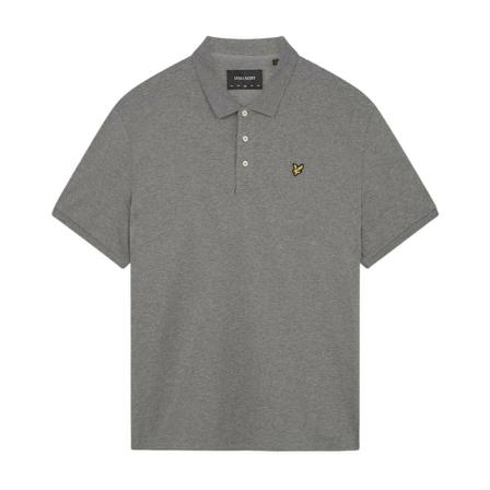 Lyle & Scott, Plain Polo Shirt Grijs, Heren, Maat:S
