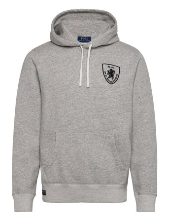 Polo Ralph Lauren Embroidered Fleece Hoodie - Grey - XL