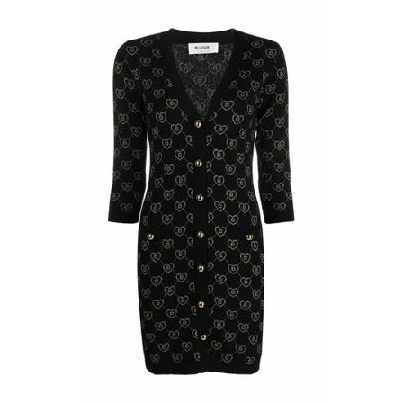 Blugirl, Short Dresses Zwart, Dames, Maat:M