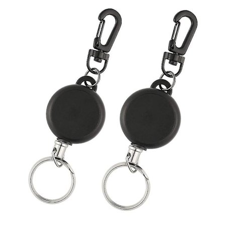 Retractable Key Chain Badge Holder