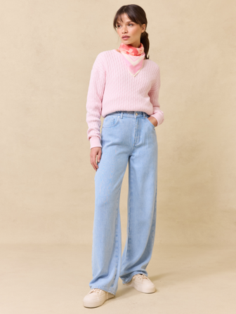 Jean Paul - Hyasinthe jeans - Dame - Blå - Bukser & Jeans - L