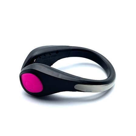 2 stk. LED-sko-klipslys til sikkerhed om natten