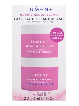 Lumene Nordic Bloom (Lumo) Set cont.: Anti-Wrinkle and Firm Day Moisturizer 50 ml (GH 1535195) + Anti-Wrinkle and Firm Night Moisturizer 50 ml (GH 