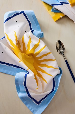 Jotex - Serviett 4-pakning Multi - SOLVEIG - Kjøp Servietter hos Jotex