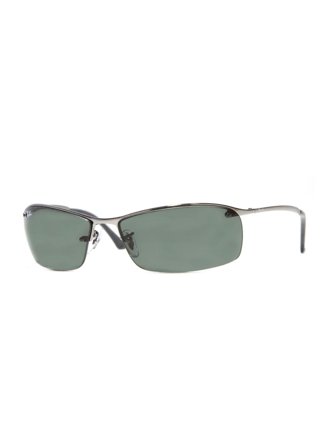 Ray Ban Active Men's sunglasses with a frame made of metal in silver and lenses in grey