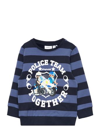Nmmdes Playmobil Sweat Bru Sky Navy Name It
