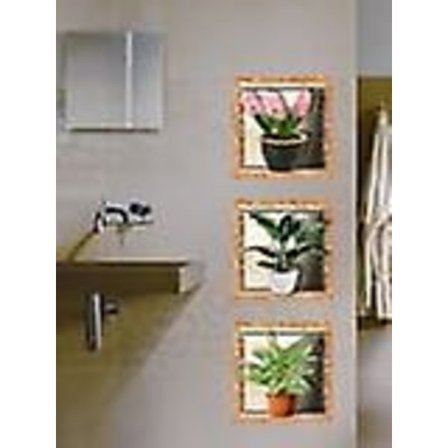 3 kpl seinätarroja luova 3D-kasvikuvio uusi kodin sisustus