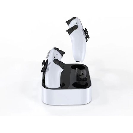 Opladerstander til Ps5-controller, Ps5-controller Dobbelt hurtigopladningsstander med LED-indikator