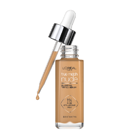 L'Oréal Paris True Match Nude Plumping Tinted Serum Foundation Unisex Brun 30 ML