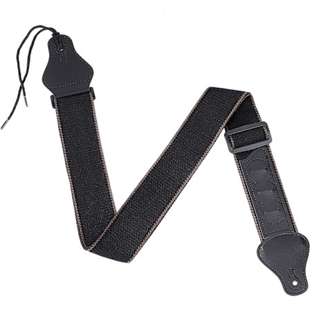 Justerbar Bomuldsguitarrem Elektrisk Guitar Skulderrem Behagelig Guitarrem med 3 Pickholdere til Akustisk Elektrisk Folk Guitar Bas Gui