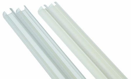 VALUX LEDNINGSLIST, TRANSPARENT 7,5x6MM , LENGDE 3X1 M