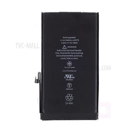 Yhteensopiva iPhone 12 Pro/iPhone 12 -puhelimen laadukas akku + akun kiinnitysteippi