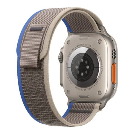Bleu Gris Bracelet boucle Trail compatible avec Apple Watch Ult