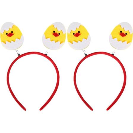 2kpl Sarjakuva kanapääpanta, munarenkaat, kanin korvat, pääsiäinen