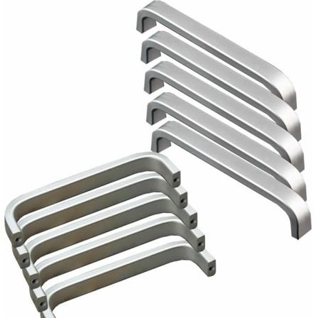 Galaxy Aluminiumlegering Skapsdørhåndtak Solid Romaluminium (hul 96 hull 10 stk) Universal Kjøkkenskap