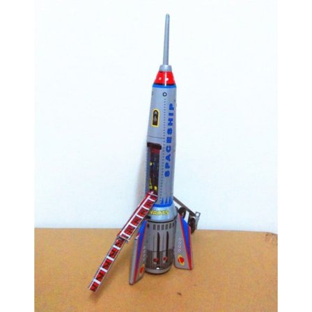 Adult Collection Retro Wind-up lelu Metalli Pina sky express raketti Mekaaninen lelu