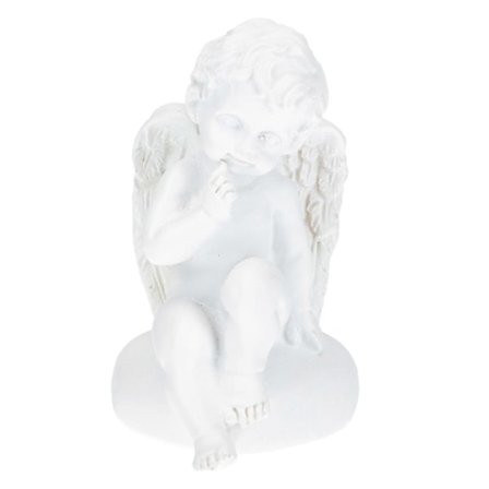 Harpiks Engel Statuer Skulptur Dekor Hjemmepynt For Bord 8x5cm 1 stk