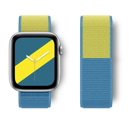 Sport Loop -nailonranneke, yhteensopiva 38mm 40mm 41mm iWatch Series 10 -rannekkeen kanssa (SE)