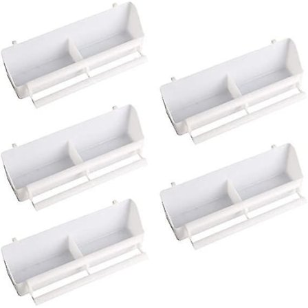 Fågelmat och Vatten Skål 5 Stycken Hängande Plast Matare Vattenbehållare