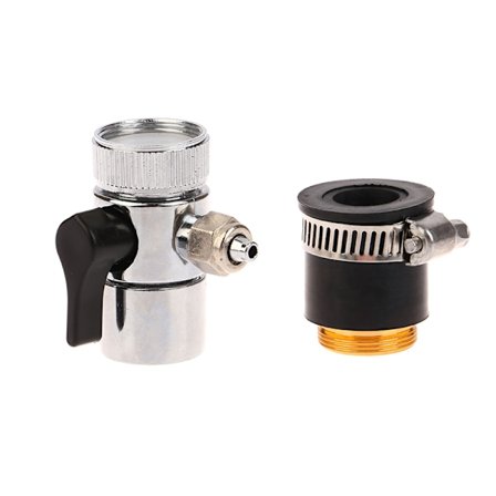 Pipe Single-Ventil Switch Adapter Tube Connector