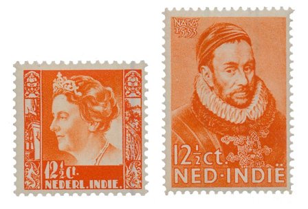 Hollandsk Ostindien 1933 - NVPH 180-181 - Ubrugt
