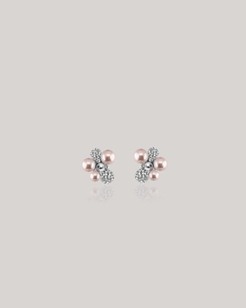 IOAKU BERRY PEARL CRYSTAL STUDS Couleur argent Bijoux Fille - Kids Brand Store