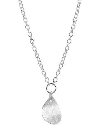 Drakenberg Sjölin Leaf Drop Necklace - Silver - ONE SIZE