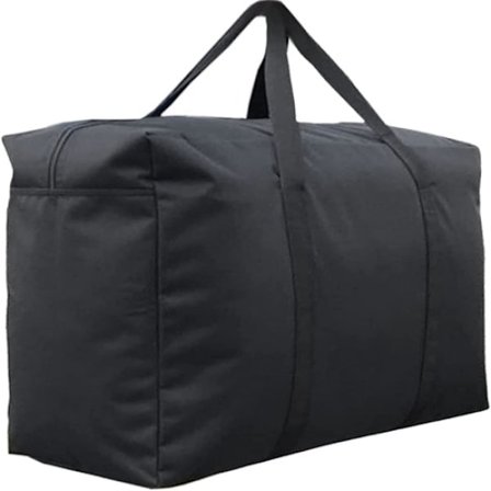 180L 100*30*60CM Praktisk Oppbevaringspose, Jumbo Oppbevaringspose, Ekstra Stor Vanntett Heavy Duty Bag med Web Håndtak Sengetøy Under seng 