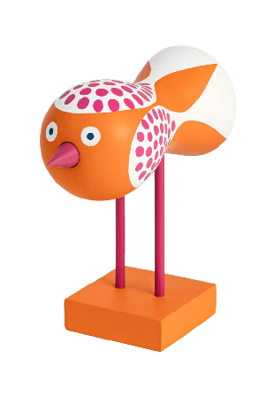 Design House Stockholm Birds 1967 Dekoration Unisex Rosa 16x7x16