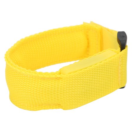 LED-armband för löpning utomhus, justerbart blinkande armband, cykellampa, armband, gult