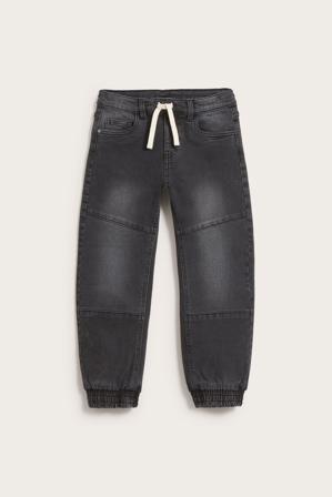 Relaxed jeans tough knee | Musta denim | Lapset | Kappahl