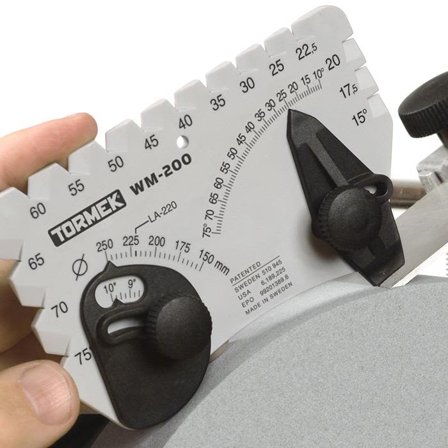 Tormek WM-200 Vinkelmåler, Måleinstrumenter