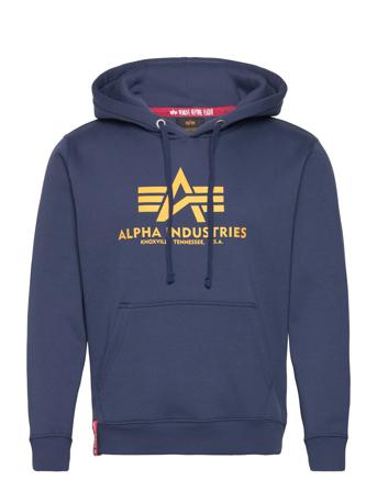 Basic Hoody Hettegenser Genser Marineblå Alpha Industries*Betinget Tilbud