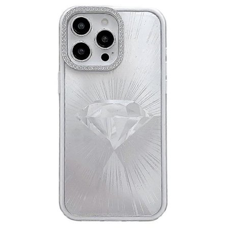 Kuori yhteensopiva iPhone 16 Pro Max IMD timanttikuvio TPU+PC iskunkestävä puhelinkuori