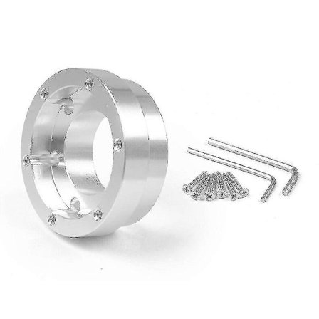 For Logitech G29 G920 G923 13/14 tommers Racing Ratt Adapter Plate 70mm-mxbc sølv