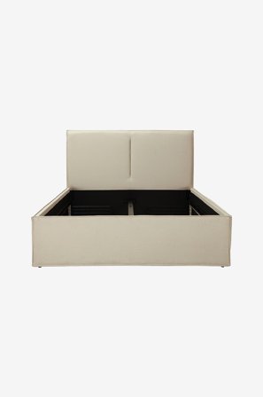 Loft24 - Avignon Seng 140x200 cm med 4 skuffer i hør - Hvid - Sengerammer - 140X200 - Fra Homeroom